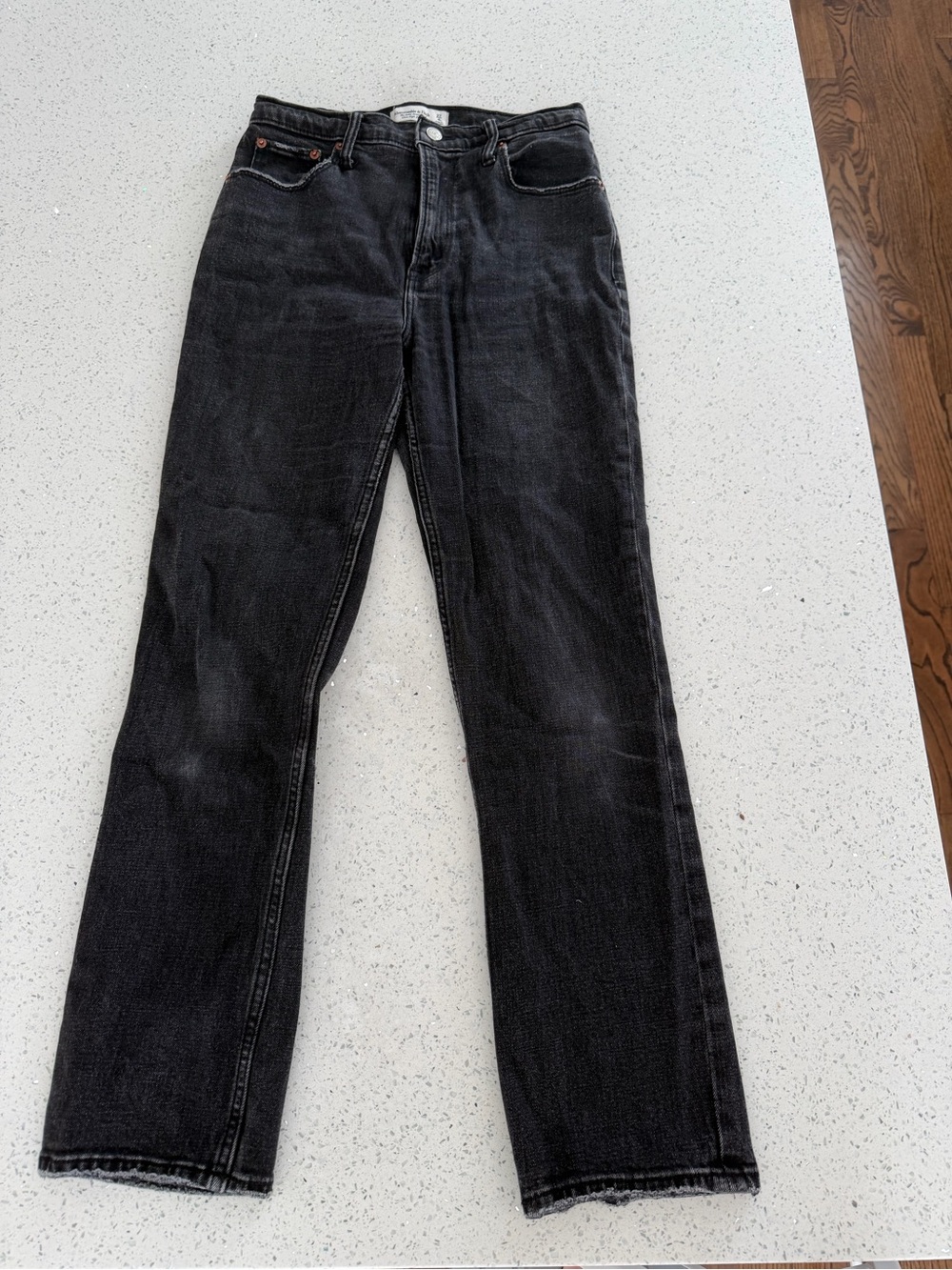 Abercrombie & Fitch Black Slim Straight Jeans